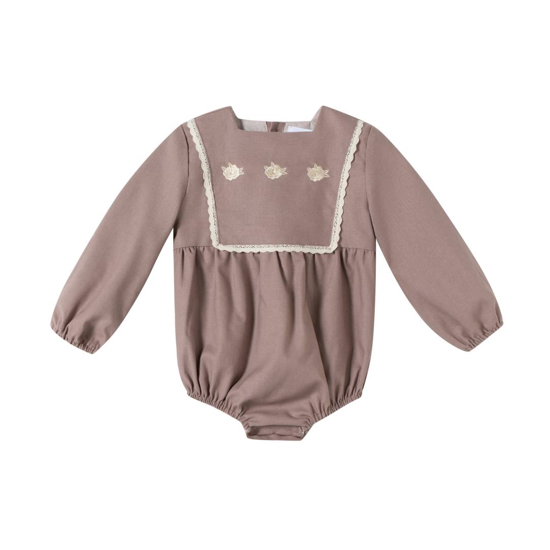 Baby Clothing High Quality - キッズコットンリネン服 刺繍ベビーロンパース レース付き衣料品ブティック 高品質 2026 新生児ロンパース