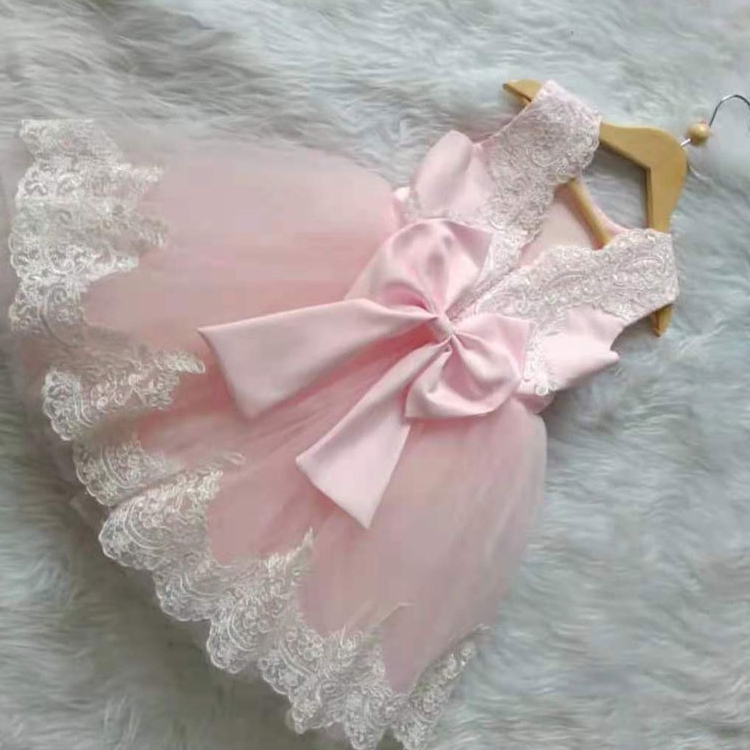 Baby Clothing Industry - 女の子スカート 2026 春夏新作子供服韓国風女の子ベビー重工業刺繍レースプリンセススカート