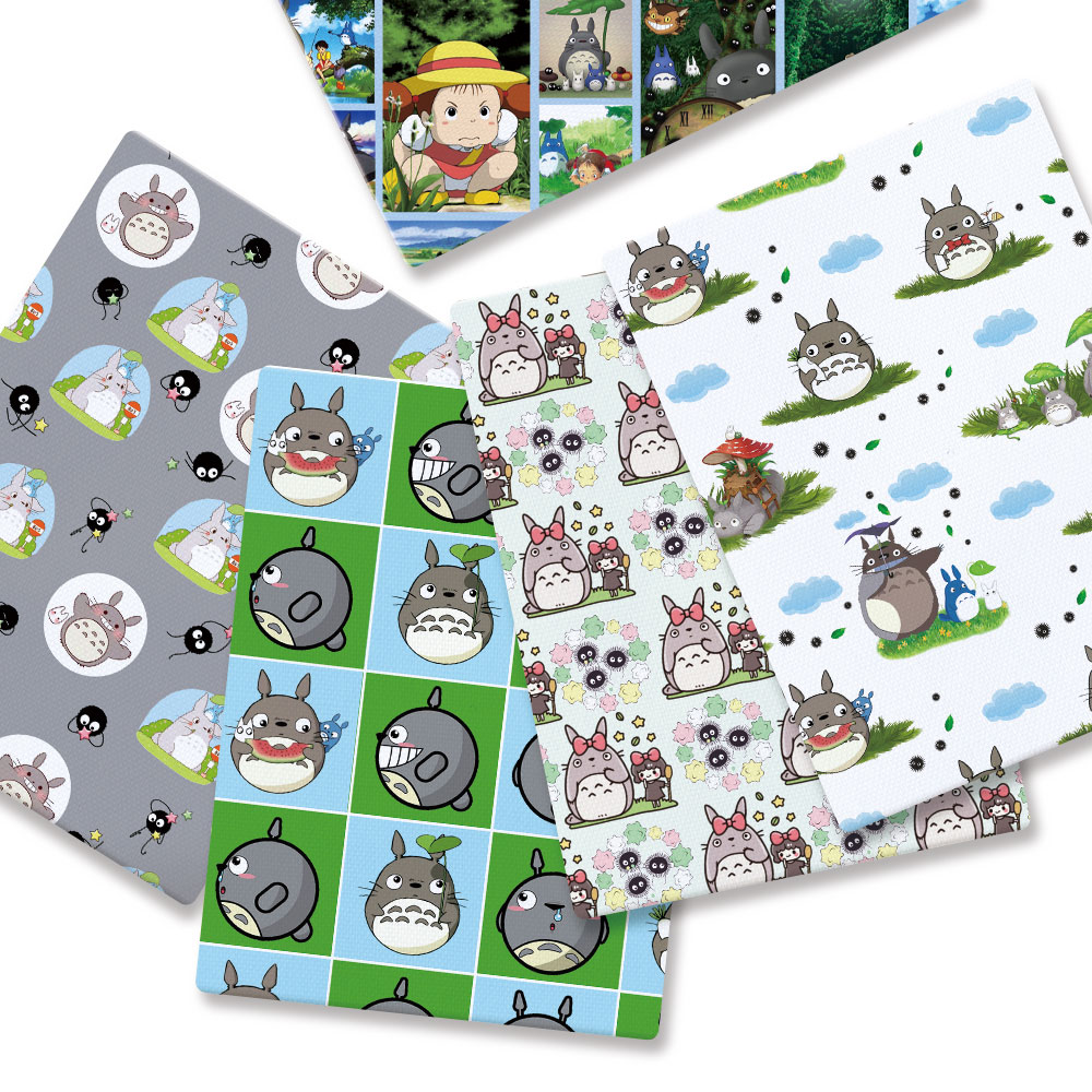 Baby Clothing Items - 140x50cm子供用漫画プリント生地,手作り縫製,パッチワーク,キルティング,ベビードレス,ホームシート,DIY