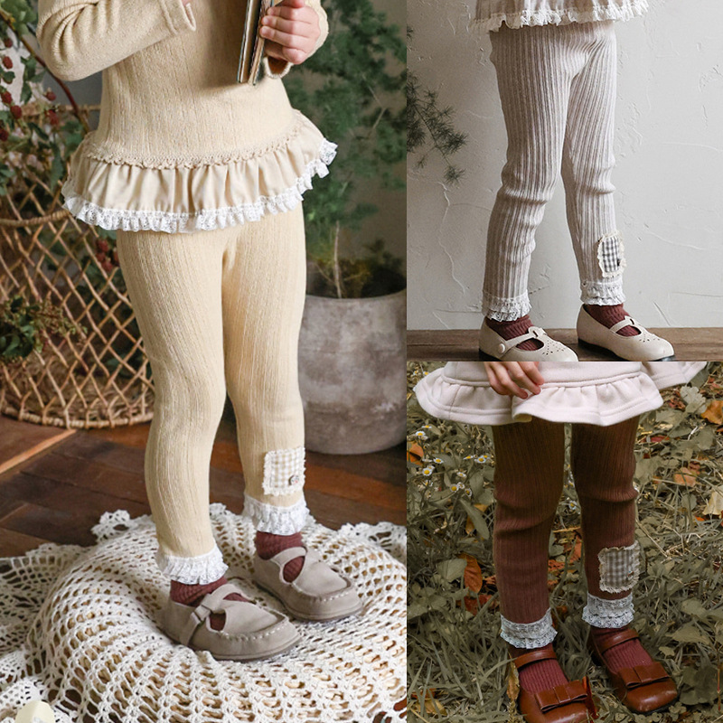Baby Clothing Labels - ガールズパンツ 2026年秋冬新作 子供服 韓国スタイル 女の子 ベビー