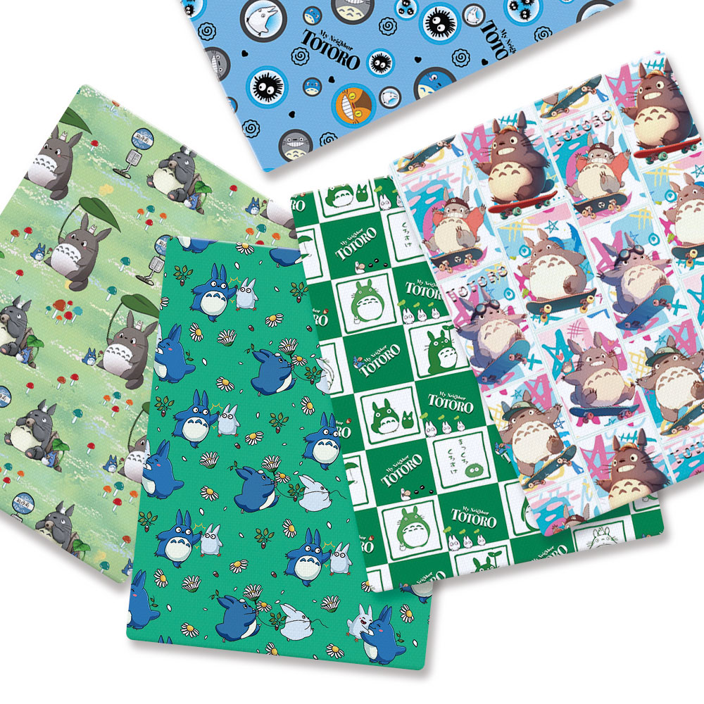 Baby Clothing Items - 140x50cm子供用漫画プリント生地,手作り縫製,パッチワーク,キルティング,ベビードレス,ホームシート,DIY