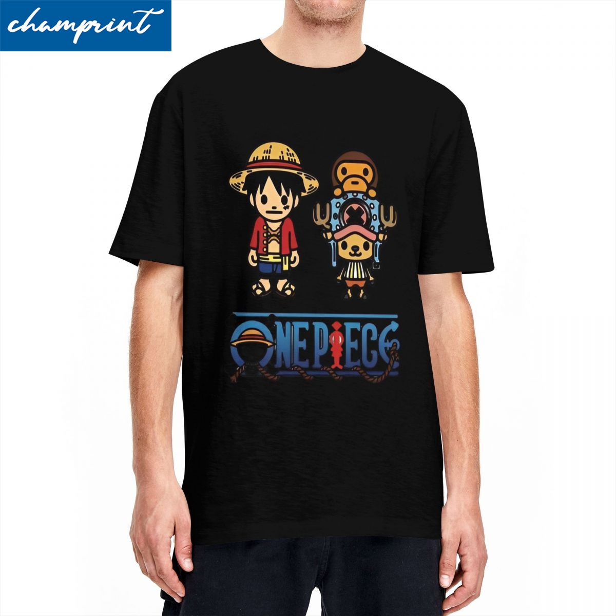 Baby Clothing Ideas - 男性女性のベビーマイロワンピースルフィ Tシャツ純綿服ヴィンテージラウンドカラー Tシャツギフトアイデア Tシャツ