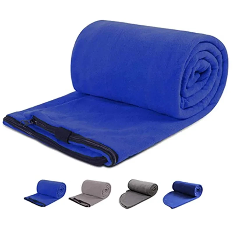 ポータブル超軽量フリーススリーピングバッグ,屋外キャンプテン - Fleece Sleep Bag のレビューと価格