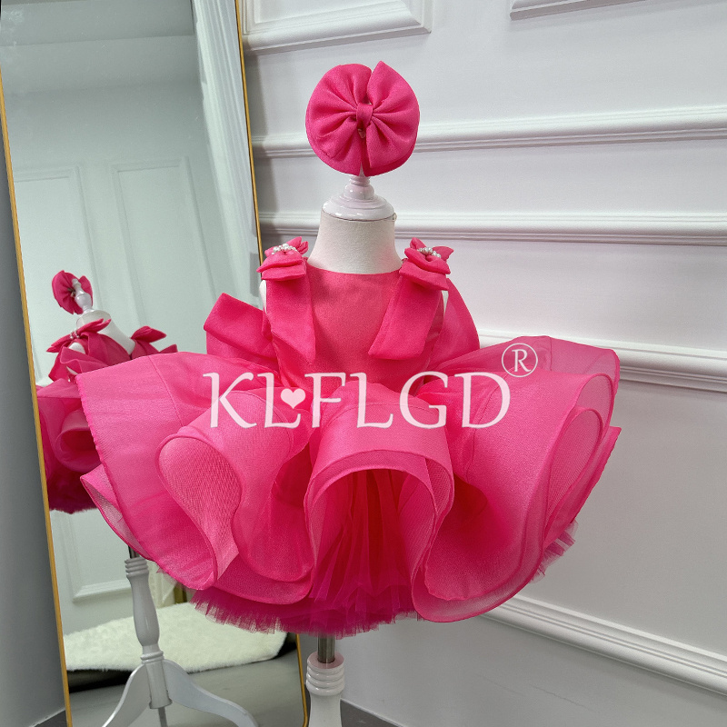 KLFLGD 幼児女の赤ちゃんページェントドレスビッグボウハ - Baby Clothing Dresser のレビューと価格