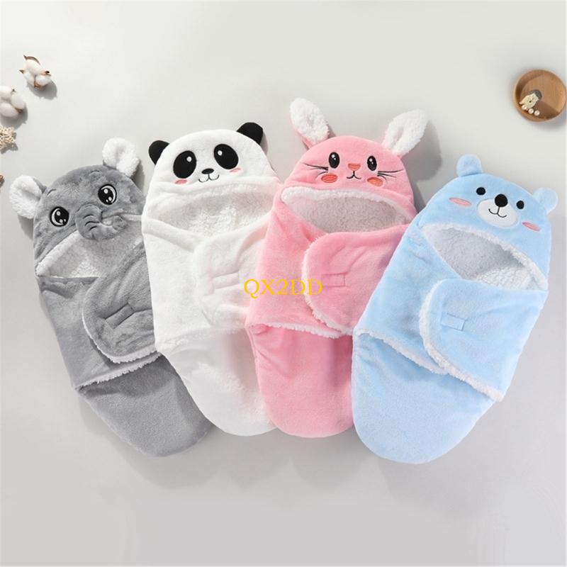 QX2D 新生児ラップ毛布秋冬おくるみタオル漫画寝袋ソフト暖 - Fleece Sleep Bag のレビューと価格