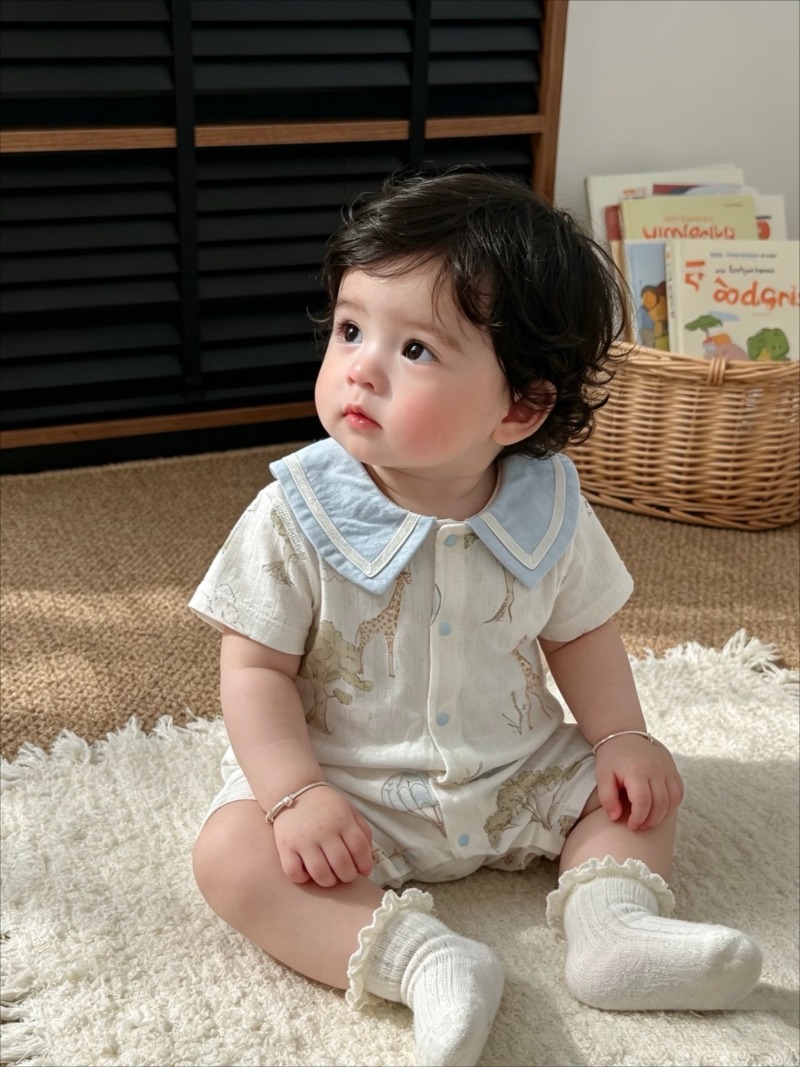 キリン柄ベビー服 新生児用 夏用 薄手 竹繊維 クラスA 半 - Bamboo Bodysuit Baby のレビューと価格