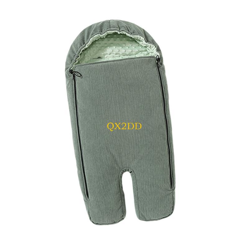 QX2D コーデュロイとフリースの断熱ベビーカー寝袋、雨、寒 - Fleece Sleep Bag のレビューと価格