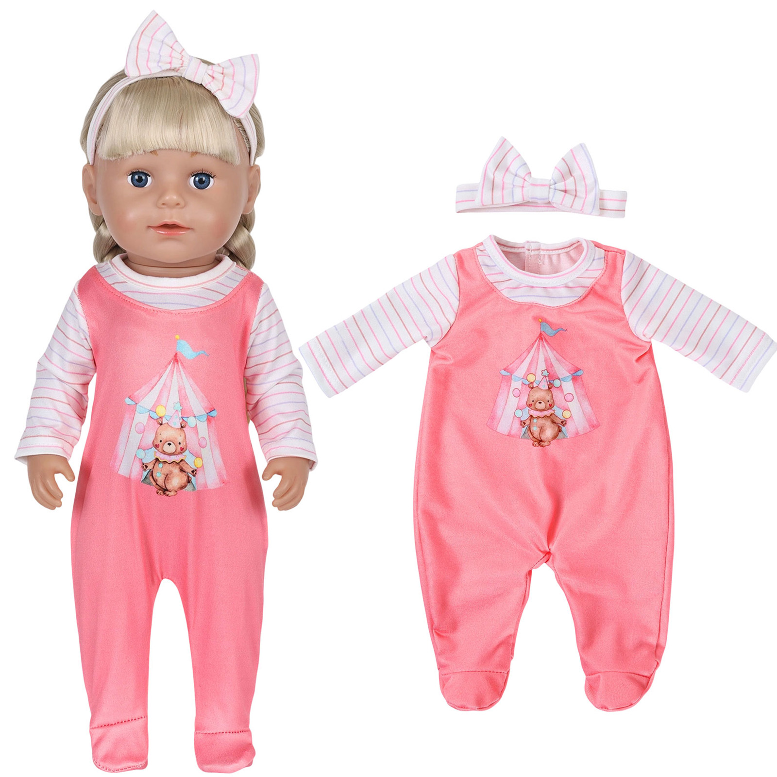 人形の服 16-18 インチ 40-45 センチメートルベビ - Baby Clothing Items のレビューと価格