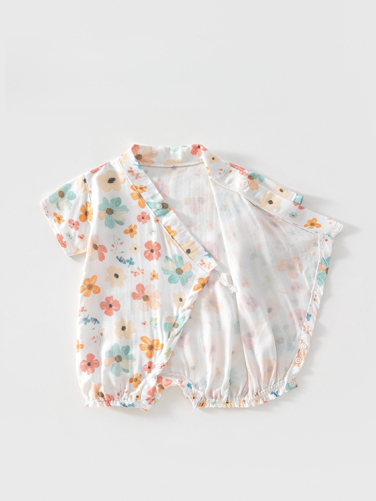 0-2Y 夏ベビー新生児ボディスーツ幼児男の子女の子花柄半袖 - Bamboo Bodysuit Baby のレビューと価格
