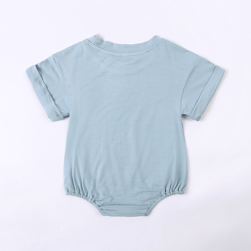 ベビー服竹繊維ボディスーツ 0-24 ヶ月夏長袖無地ワンジー - Bamboo Bodysuit Baby のレビューと価格