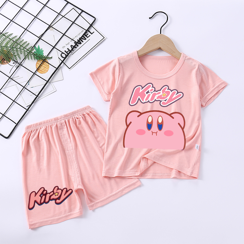新しいカービィガールパジャマかわいい漫画パジャマセット子供か - Baby Clothing Items のレビューと価格
