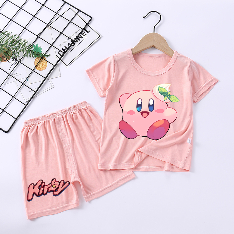 新しいカービィガールパジャマかわいい漫画パジャマセット子供か - Baby Clothing Items のレビューと価格