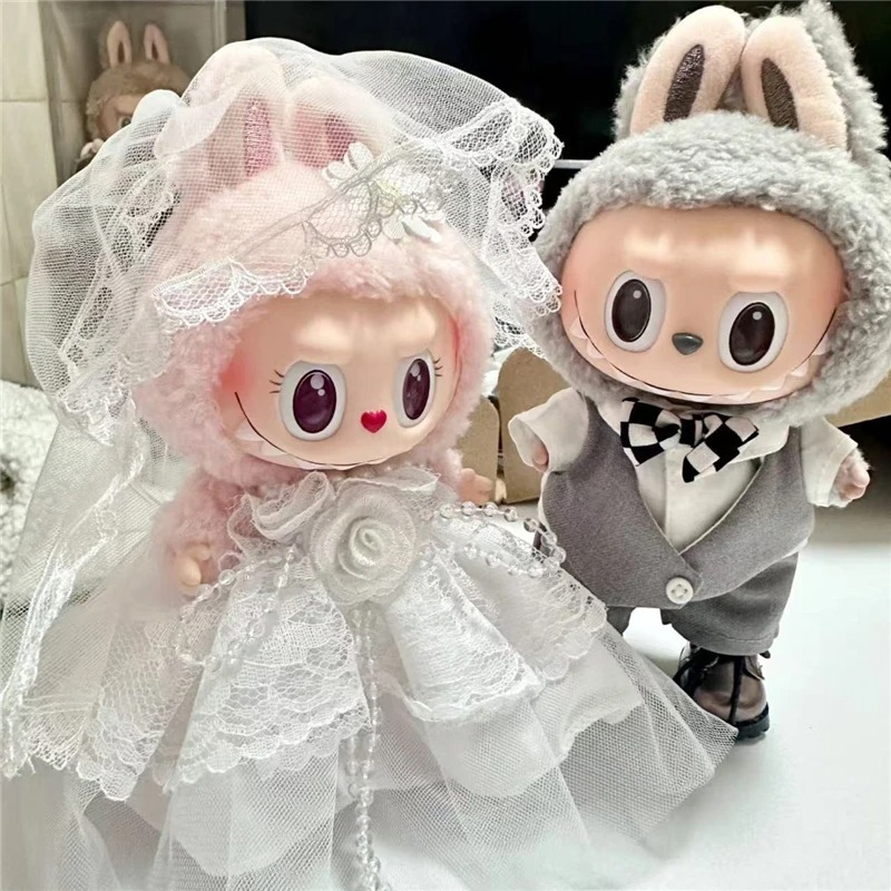 15 17 センチメートルラビュブ人形結婚式恋人ドレス衣装服 - Baby Clothing Items のレビューと価格