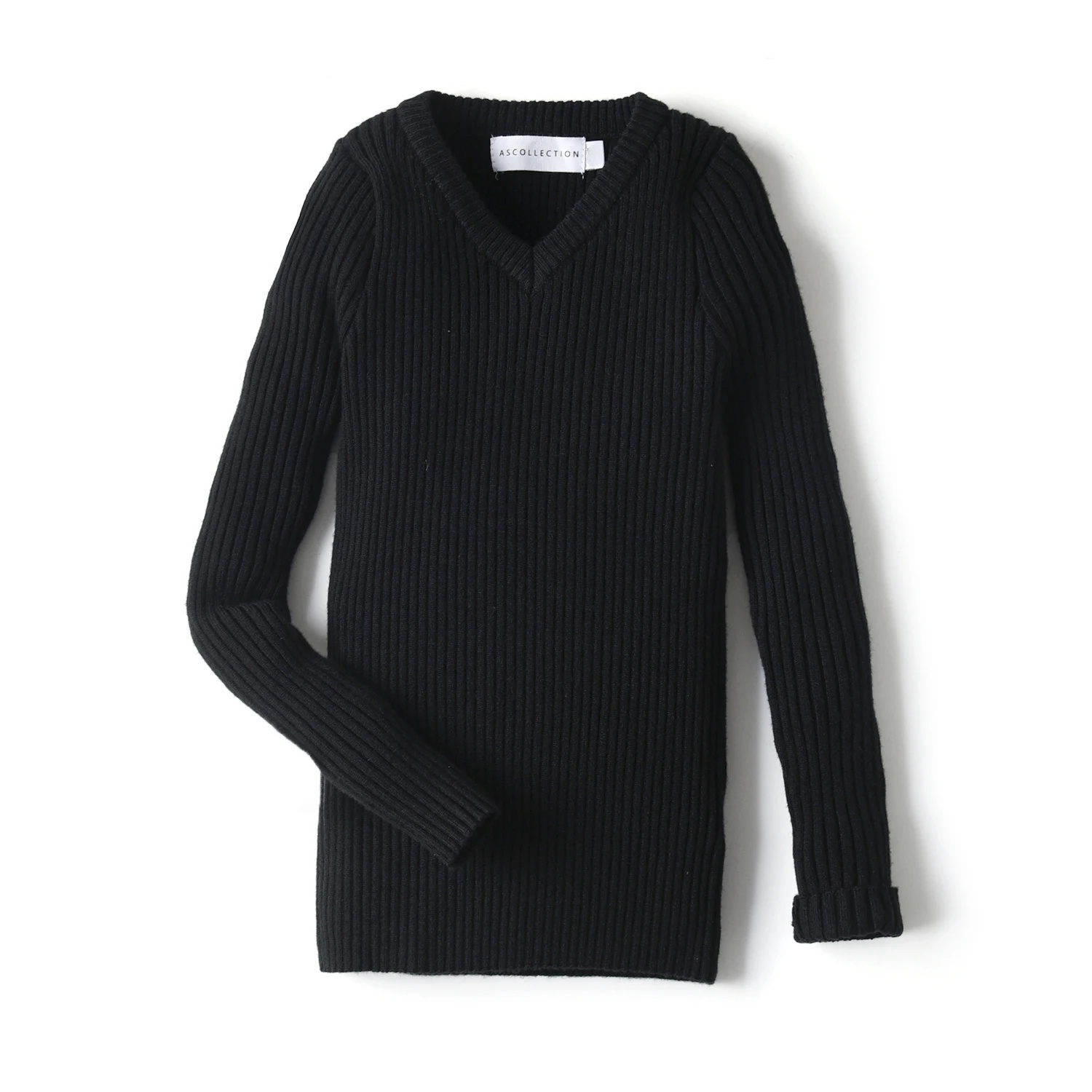 ブティックベビーVネックトップ高品質無地ニット服ニットウェア - Baby Clothing High Quality のレビューと価格