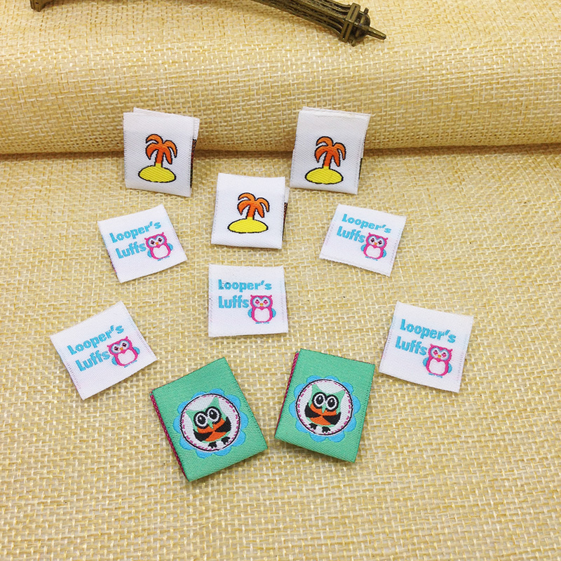 カスタマイズされたブランド名衣類ラベルテキスタイルロゴ衣服織 - Baby Clothing Labels のレビューと価格
