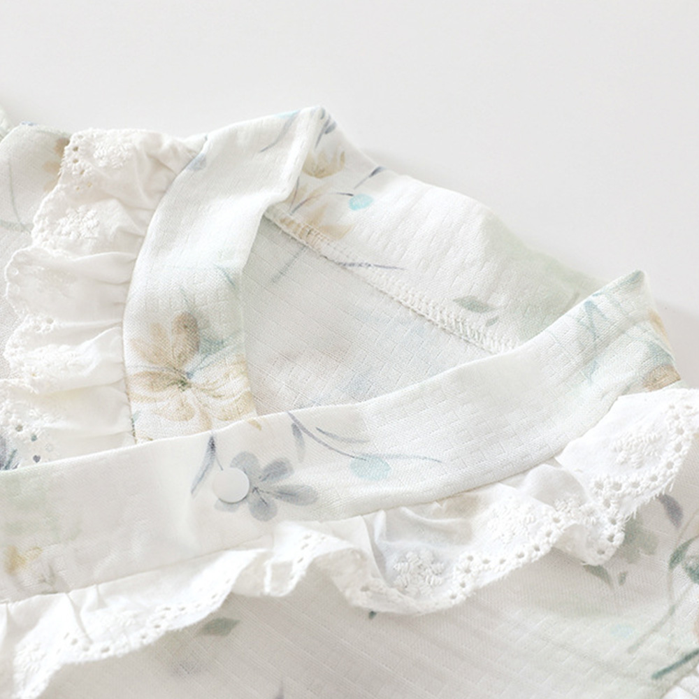 女の赤ちゃんボディスーツ夏花フリル薄型プリンセス最初の誕生日 - Bamboo Bodysuit Baby のレビューと価格