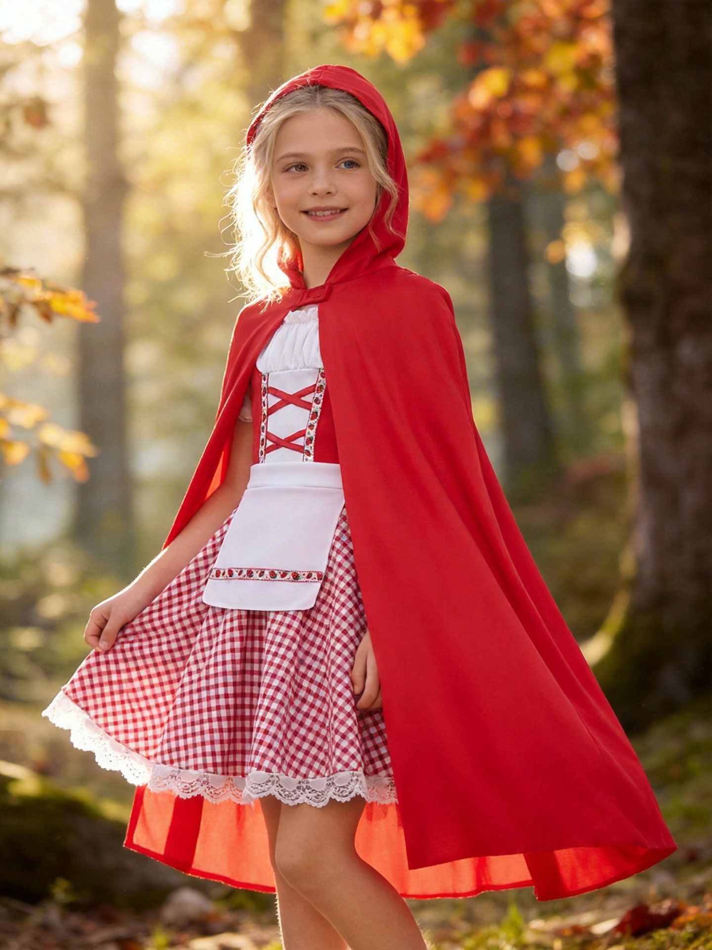 子供赤ずきんちゃんコスチューム女の子ハロウィンコスプレ衣装赤 - Baby Clothing Sizes のレビューと価格