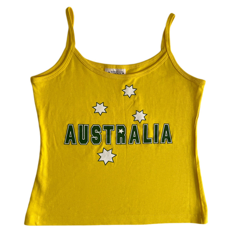 女性の黄色のプリントトップ,y2kの服,ヴィンテージ,パンク - Baby Yellow Clothing Women のレビューと価格