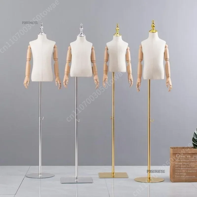 子供用マネキン胴体、調節可能な腕付き、金属スタンド付き柔軟な - Baby Clothing Display のレビューと価格