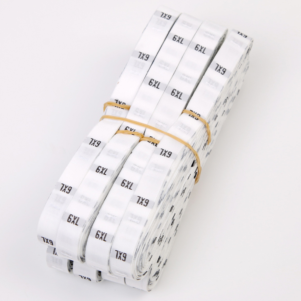 500ピース/ロット在庫サイズ番号xs sml xl服のラベ - Baby Clothing Labels のレビューと価格