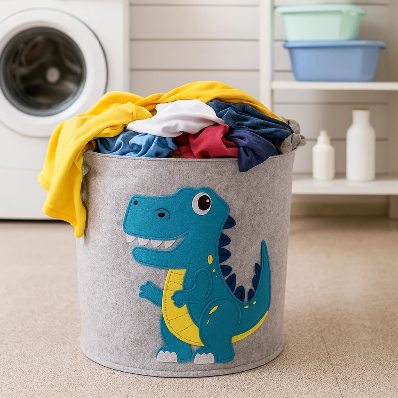 1/2/3/5 個ベビー収納バスケットパンダ恐竜漫画フェルト - Baby Clothing Ideas のレビューと価格