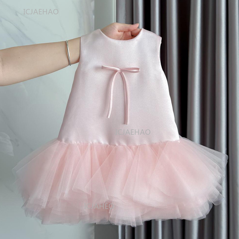 パーティードレス ピンク ベビーガールズ ベスト メッシュス - Baby Clothing Dresser のレビューと価格