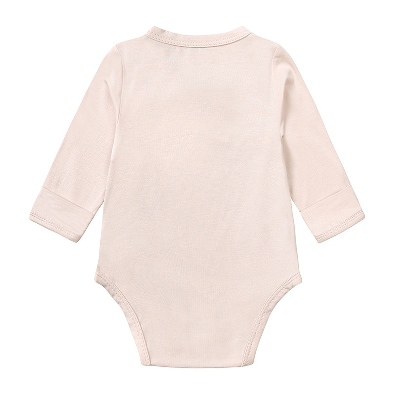 ベビー服 0-24 ヶ月竹繊維ボディスーツ長袖無地斜めワンピ - Bamboo Bodysuit Baby のレビューと価格