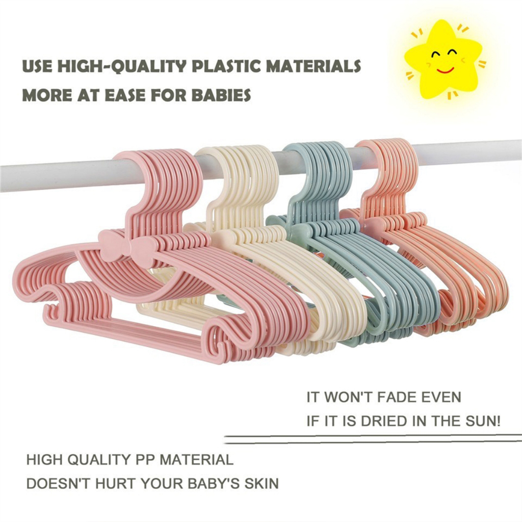 12個入りベビーキッズ用洋服ハンガーセット、耐久性のある滑り - Baby Clothing Display のレビューと価格