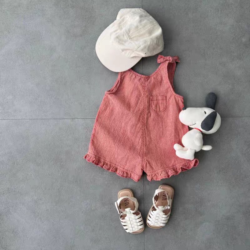 HY2831 女の子用サマーロンパース、ビブとショートパンツ - Baby Clothing For Girls のレビューと価格