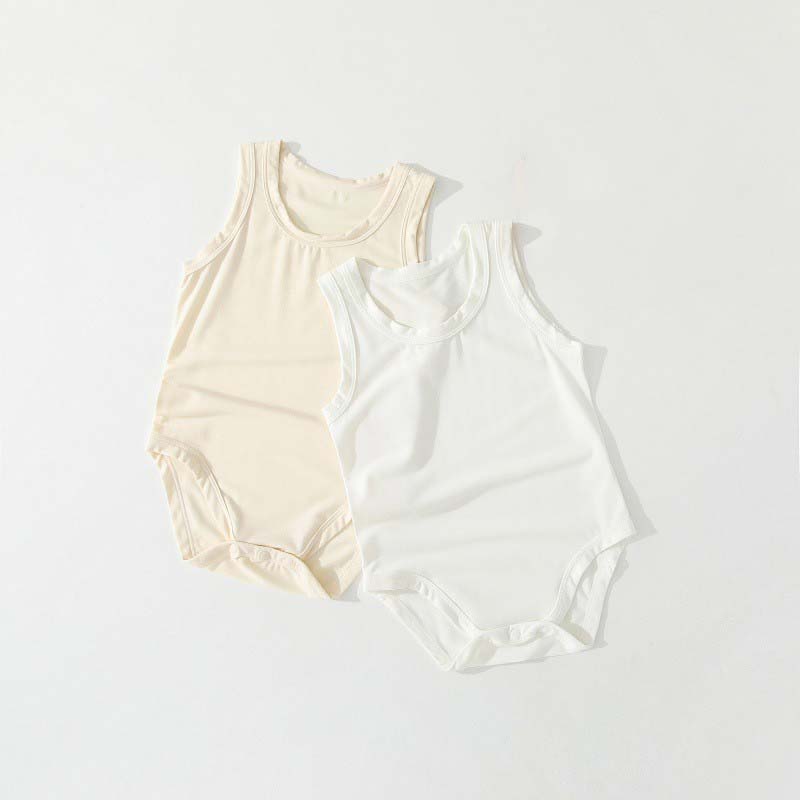 ベビーノースリーブボディスーツ竹製ベビーロンパースジャンプス - Bamboo Bodysuit Baby のレビューと価格