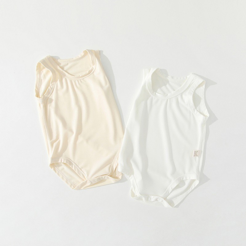 ベビーノースリーブボディスーツ竹製ベビーロンパースジャンプス - Bamboo Bodysuit Baby のレビューと価格